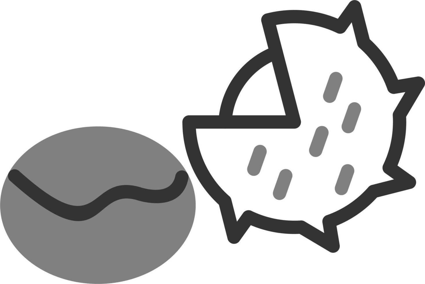 Chestnut Vector Icon