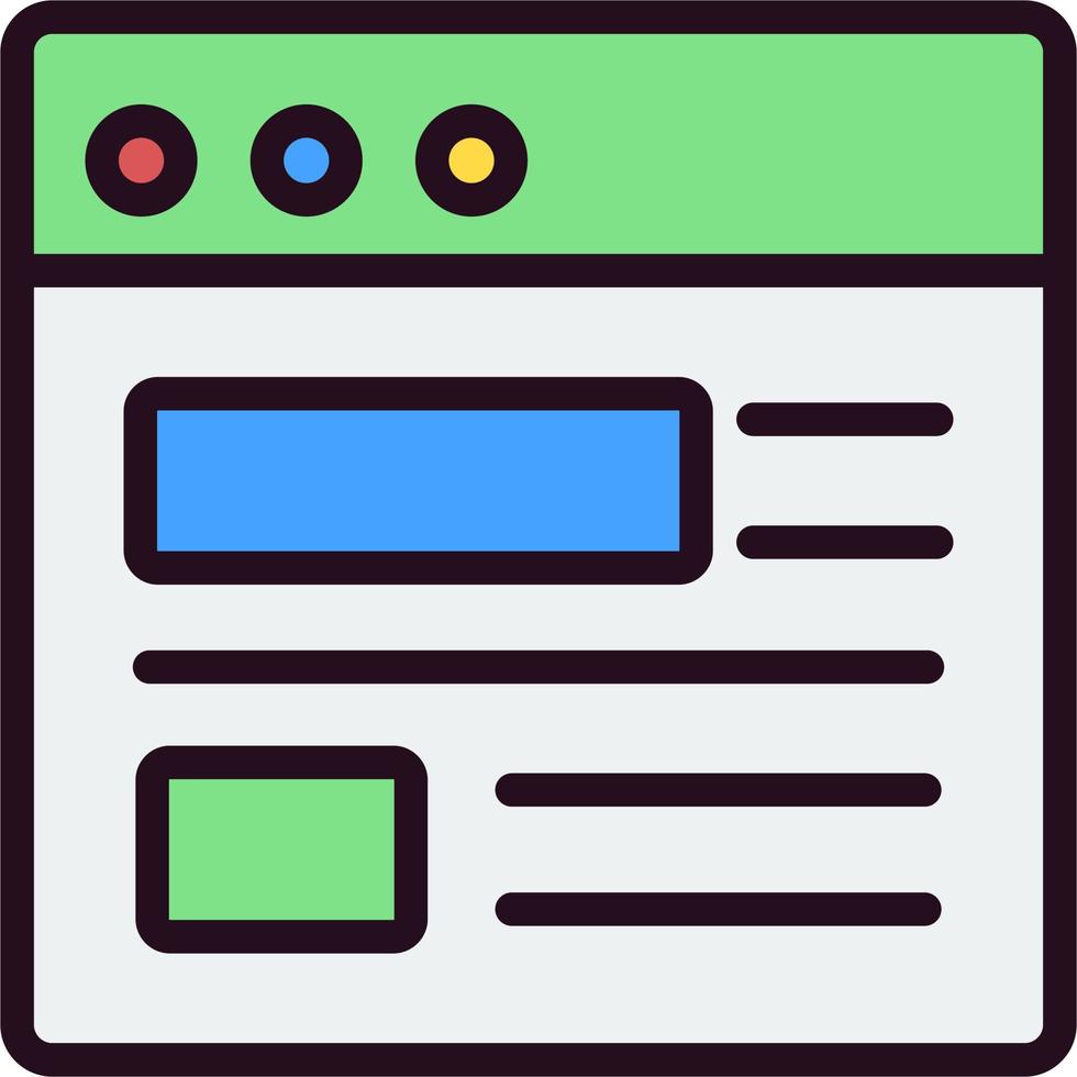 Webpage Vector Icon