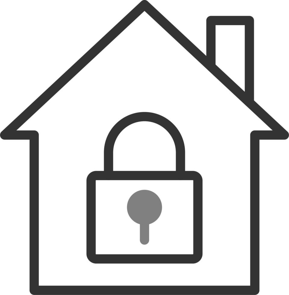 Secure Home Vector Icon