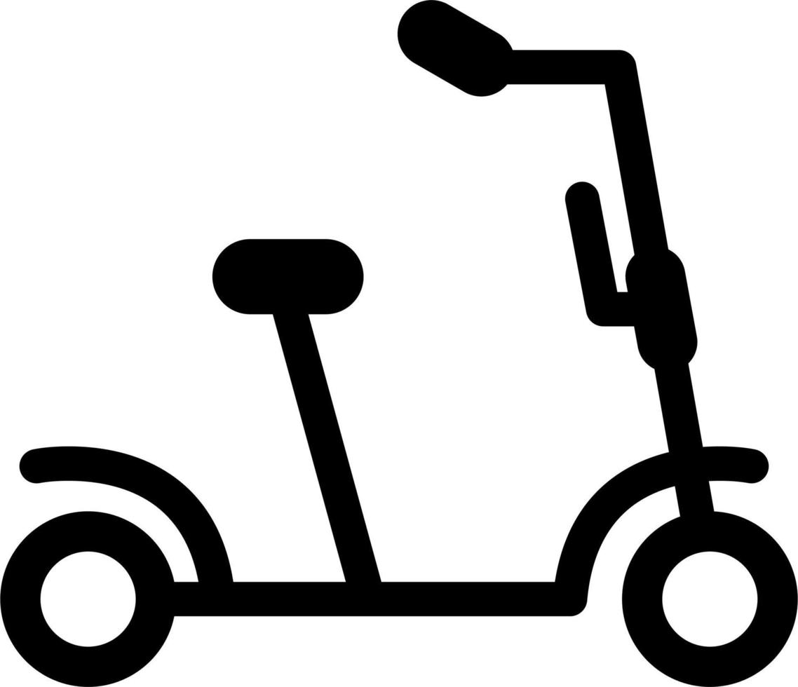 icono de vector de patinete