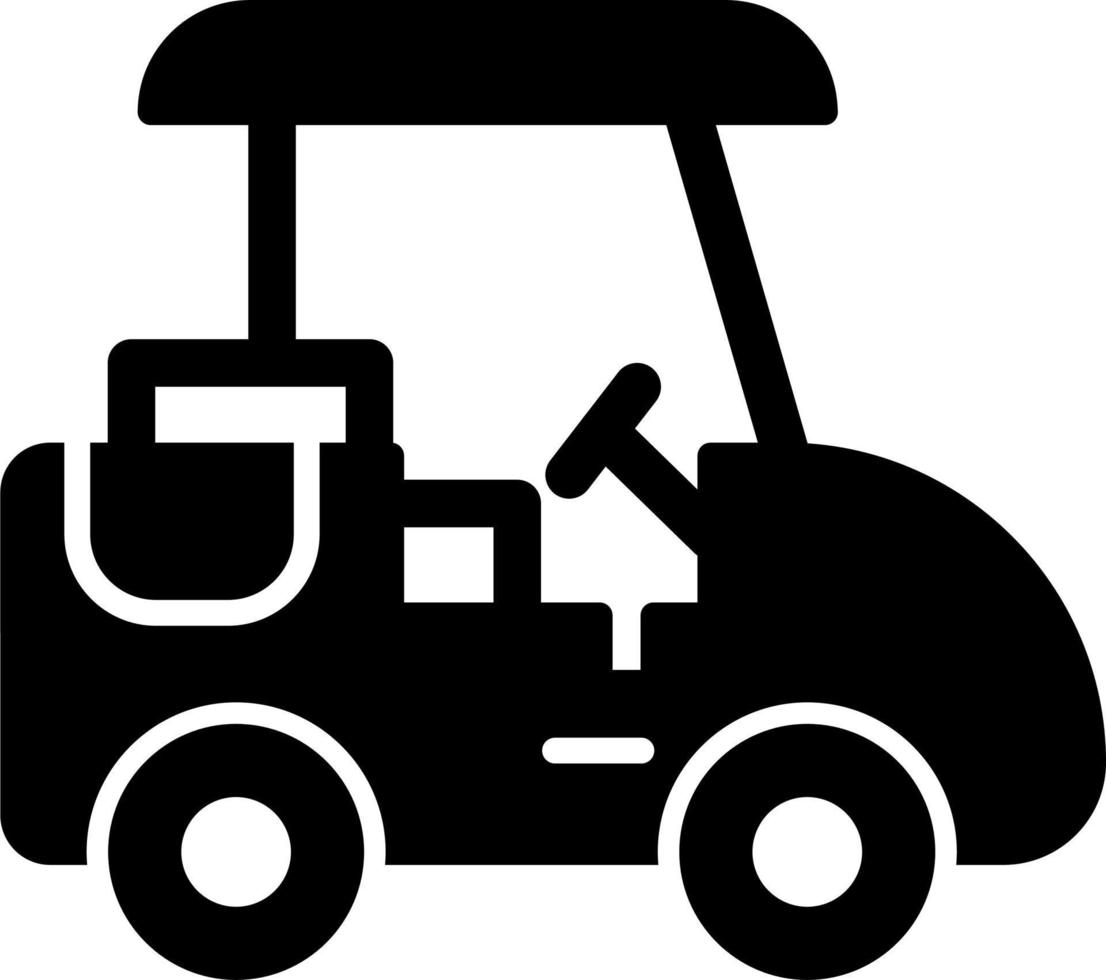 golf caddie vector icono