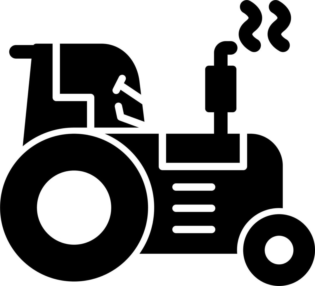 icono de vector de tractor