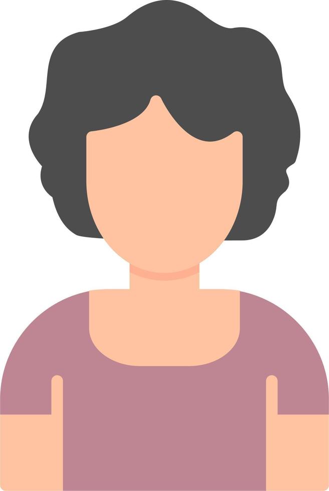 icono de vector de mujer