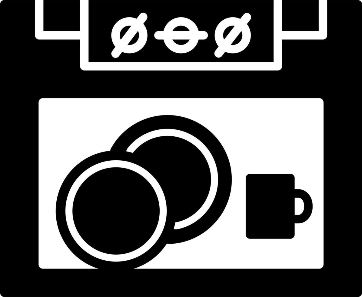 Dish Washer Vector Icon