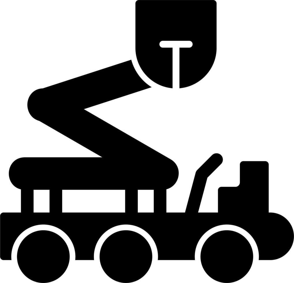 Boom Lift Vector Icon