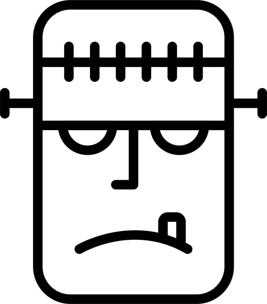 icono de vector de frankenstein