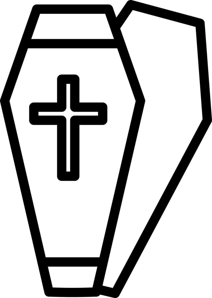 Coffin Vector Icon