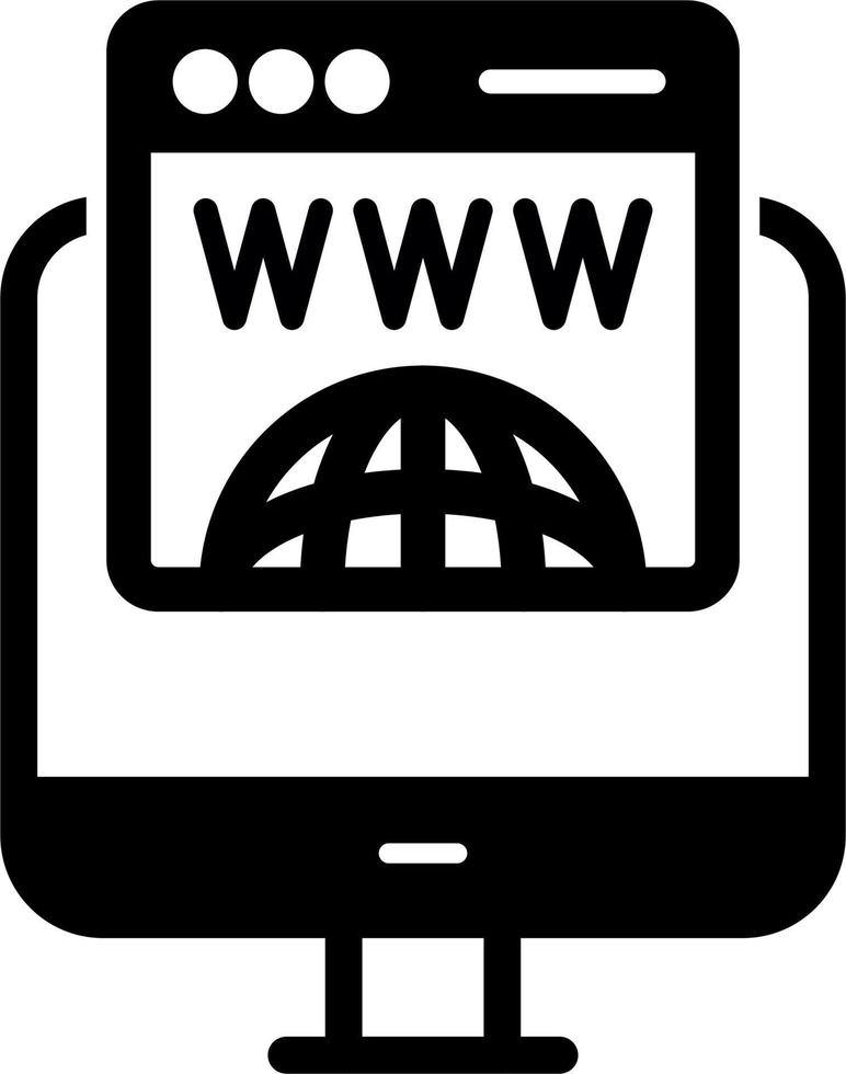Domain Registration Vector Icon