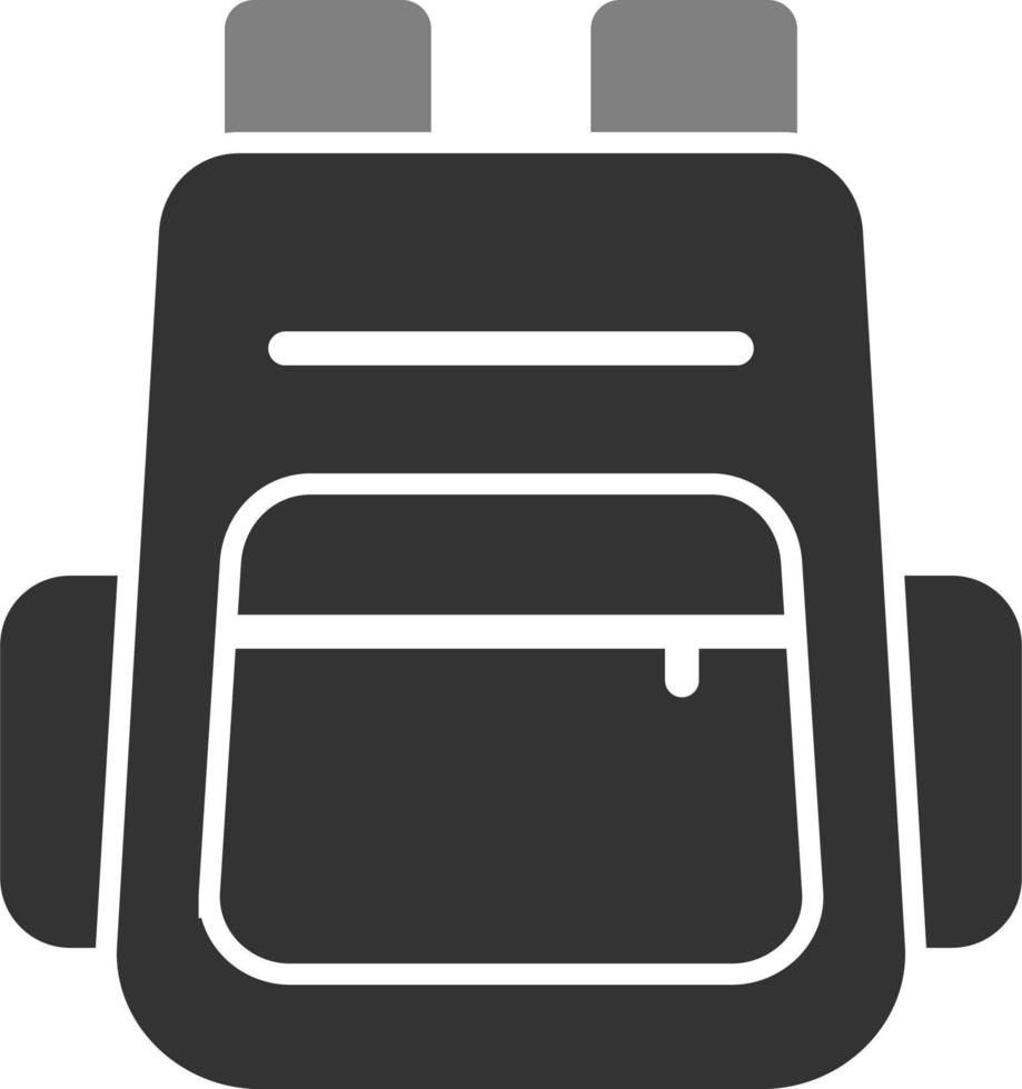 icono de vector de mochila