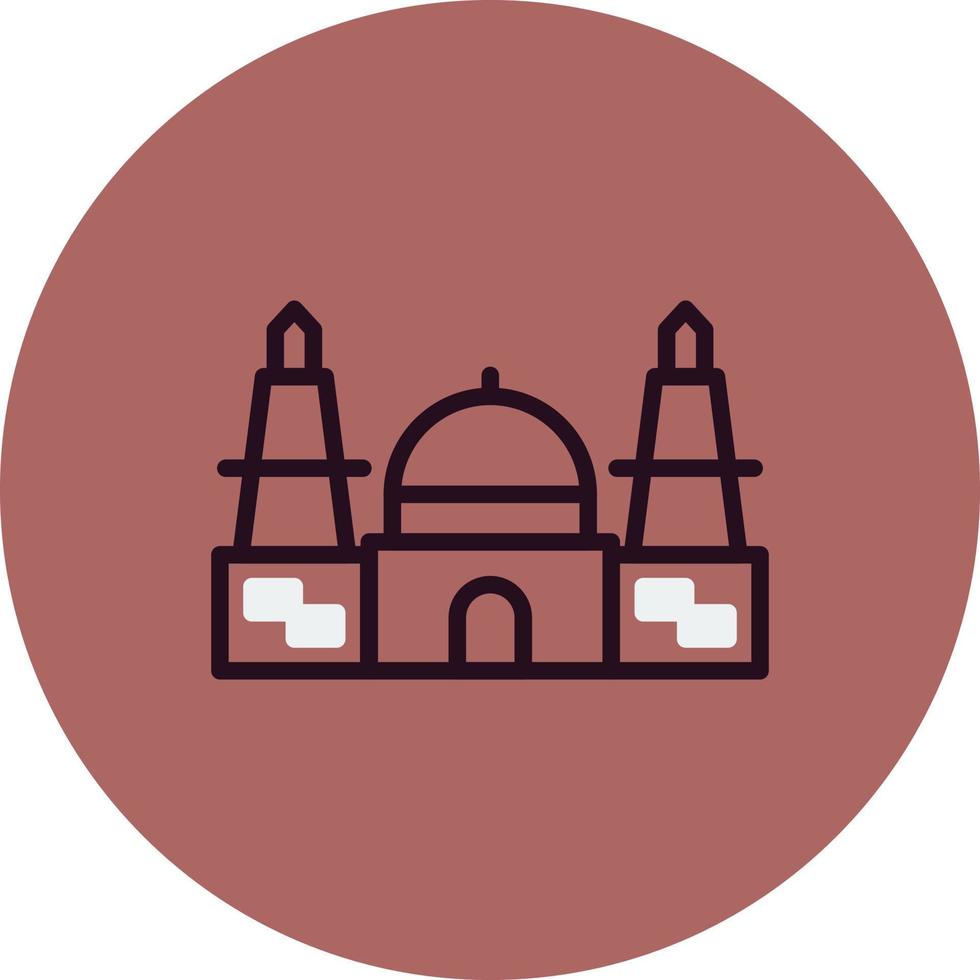 icono de vector de templo