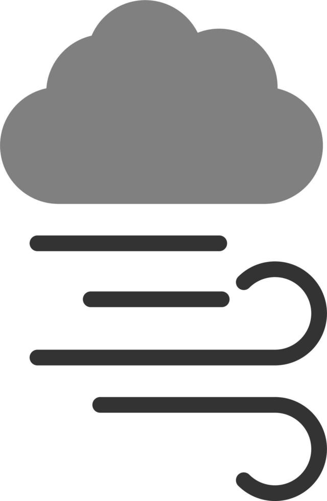 Windy Vector Icon