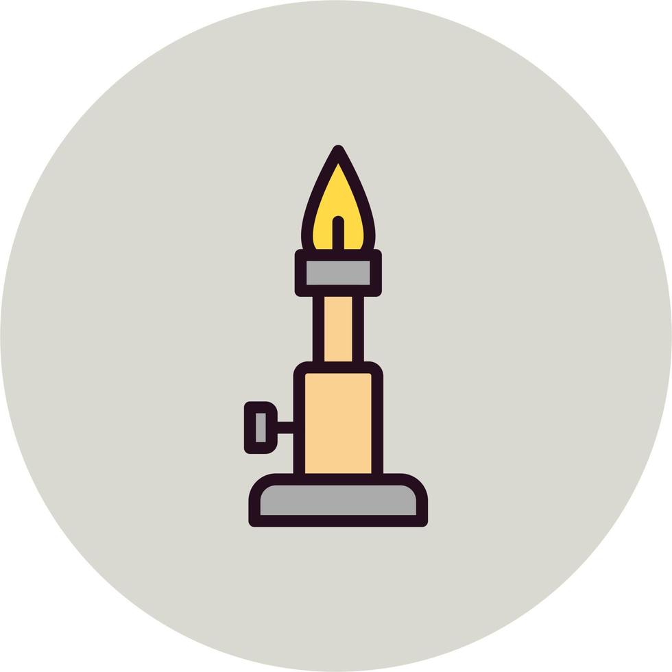 Bunsen Burner Vector Icon