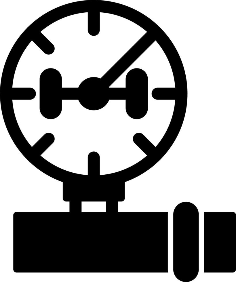 Pressure Gauge Vector Icon