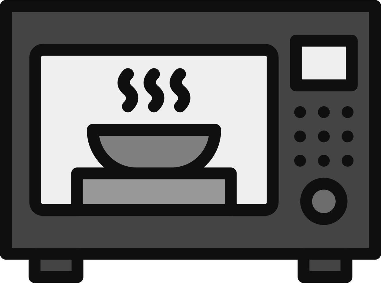 Microwave Oven Vector Icon