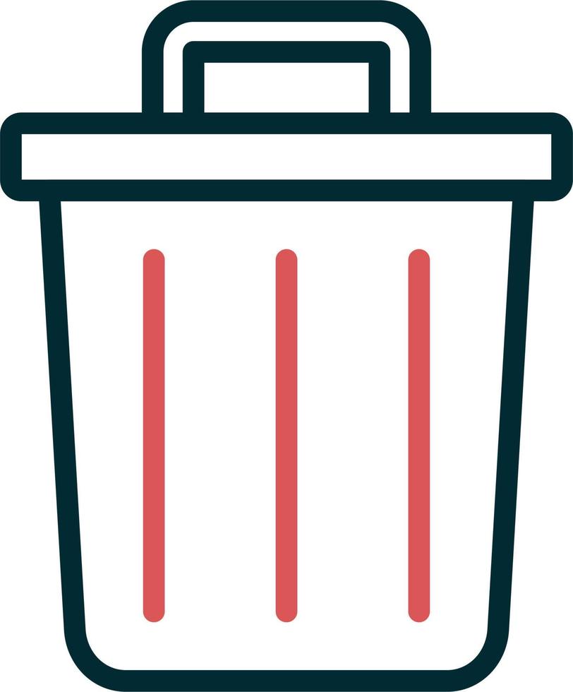 Trash Bin Vector Icon