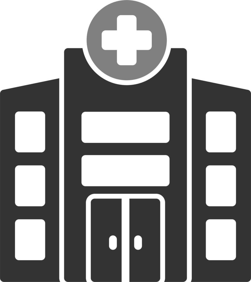 icono de vector de hospital