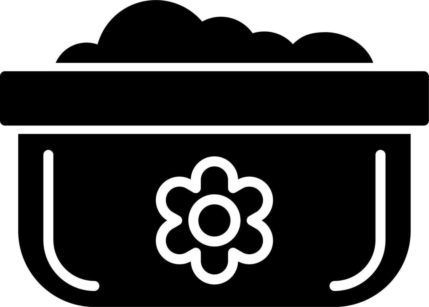 Dishwashing Pot Vector Icon