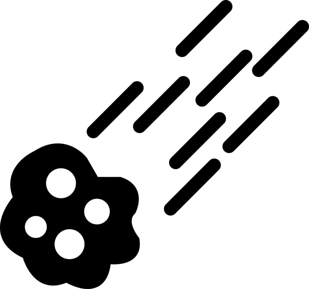 Meteor Vector Icon