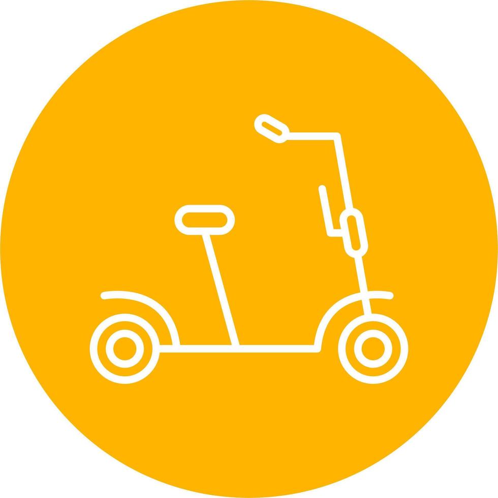 Kick Scooter Vector Icon