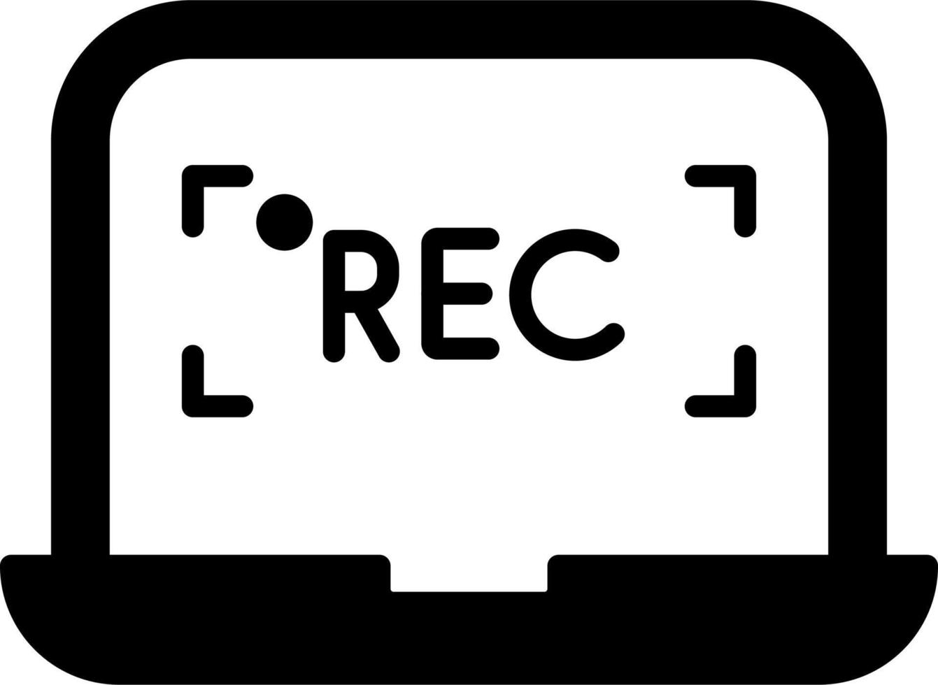 Recording Vector Icon