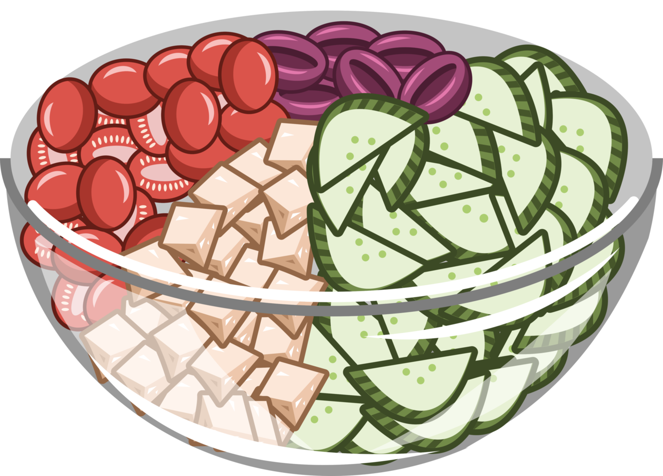 Salad png graphic clipart design