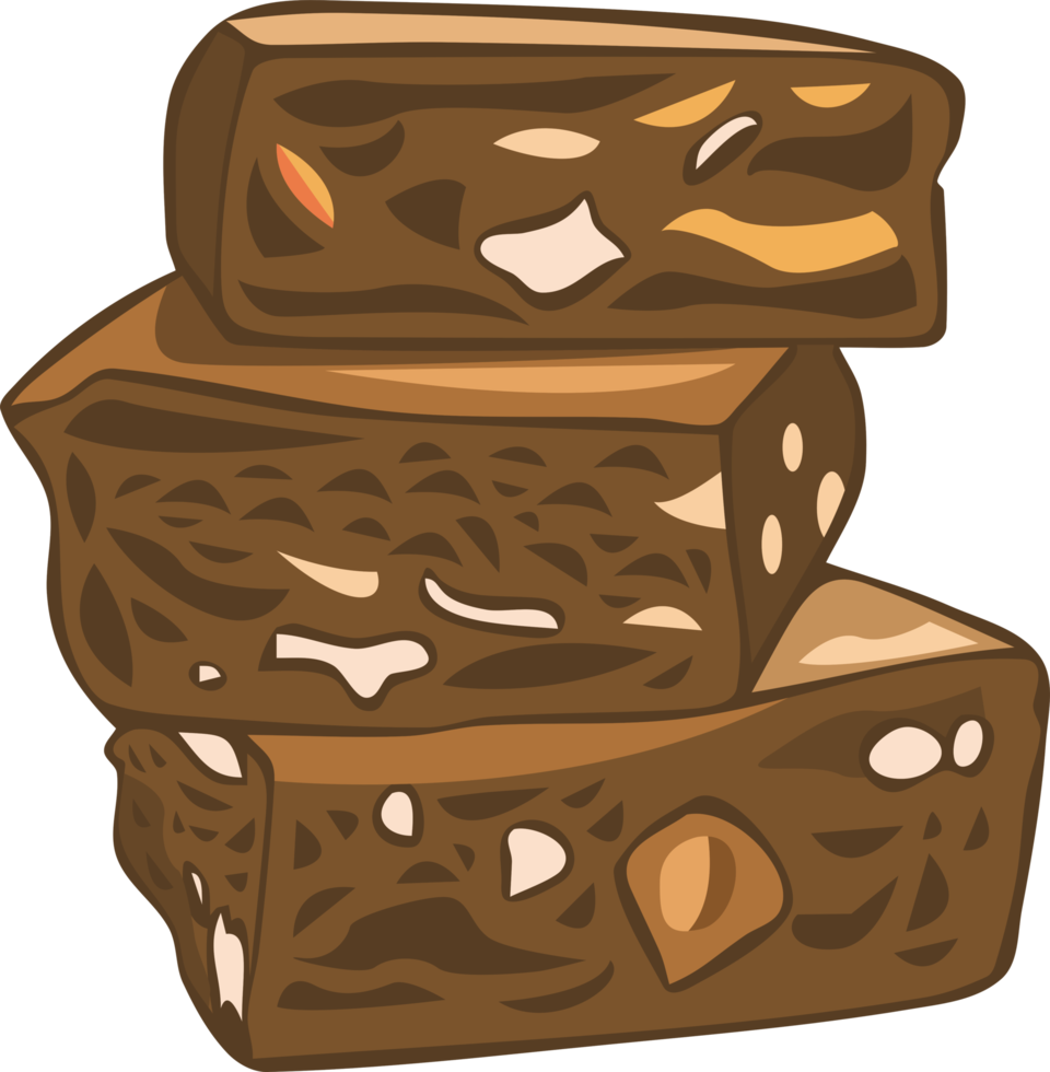 Brownies png graphic clipart design