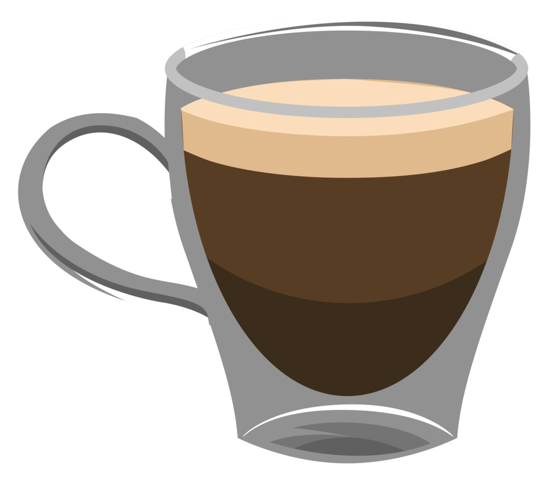 Coffee png graphic clipart design