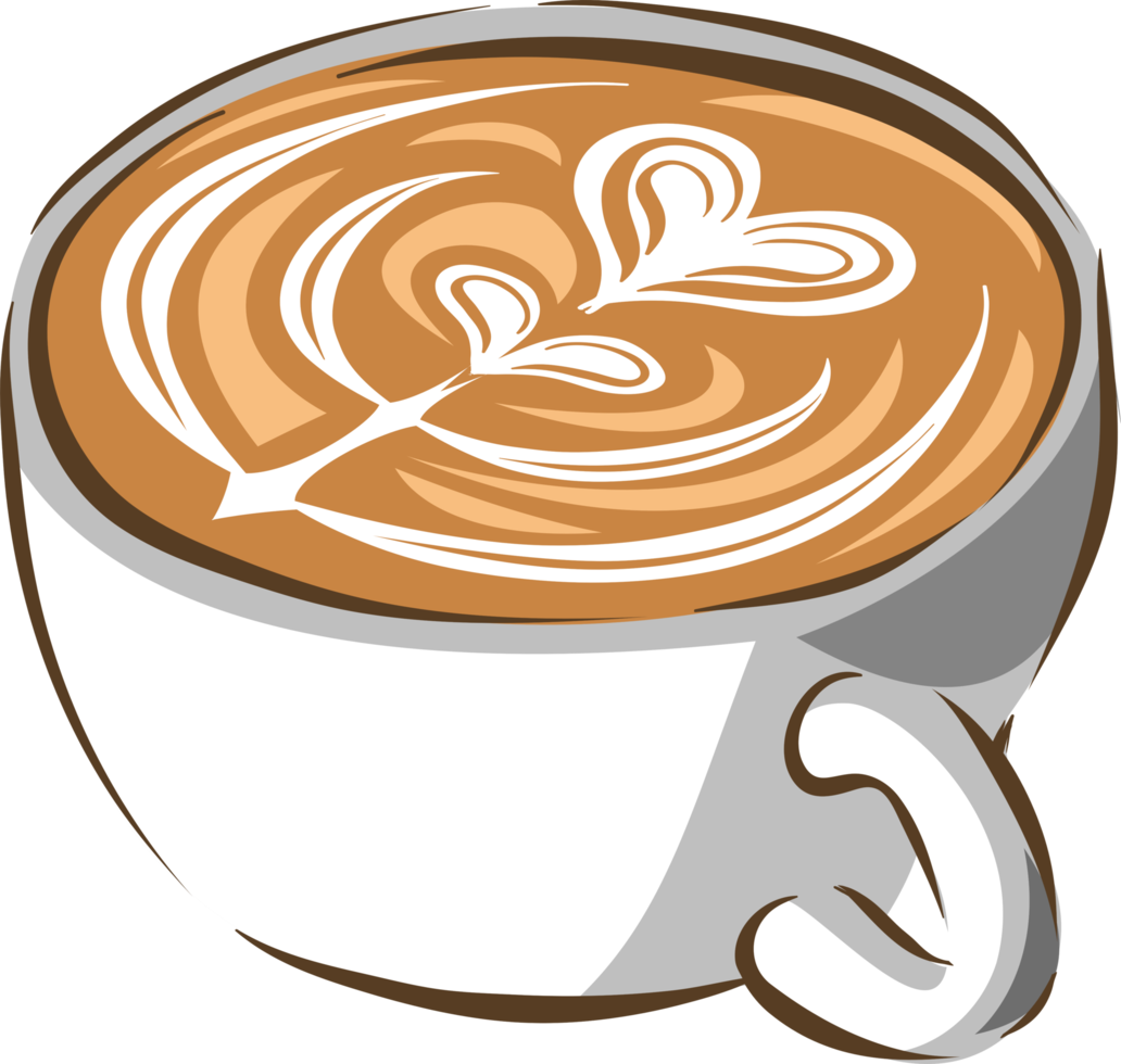 Coffee cup png graphic clipart design