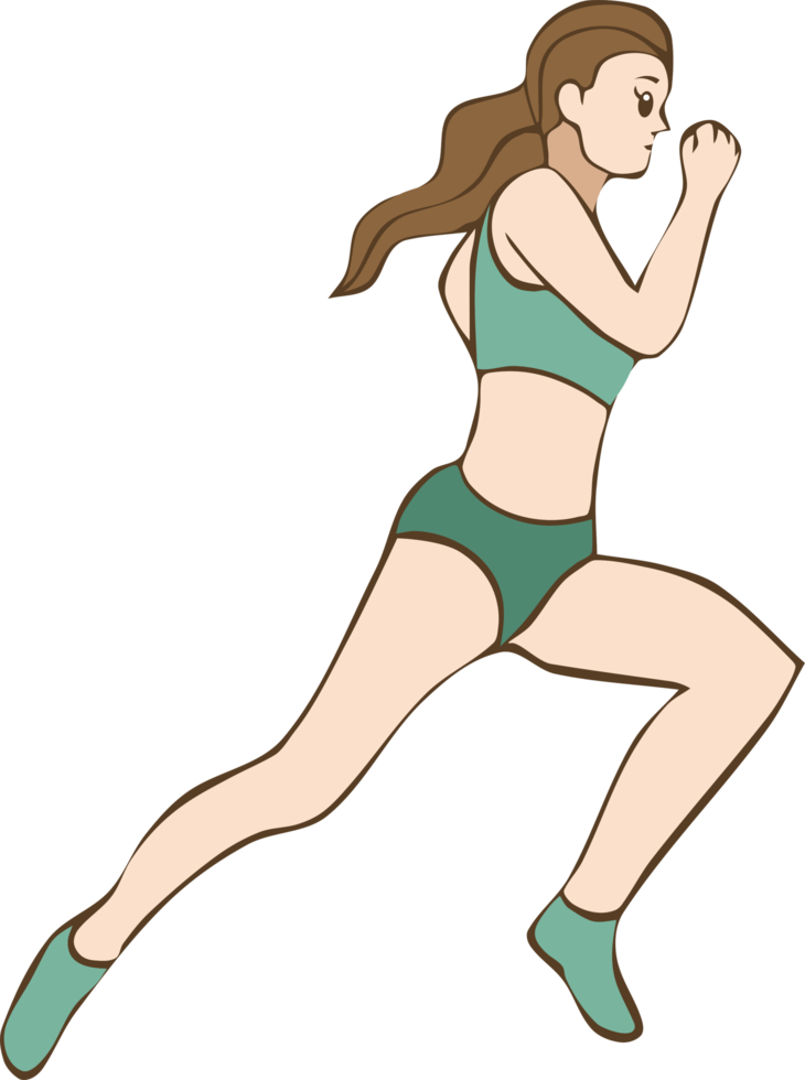 Runner png graphic clipart design