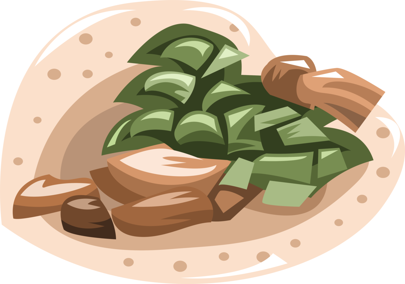 conception de clipart graphique taco png