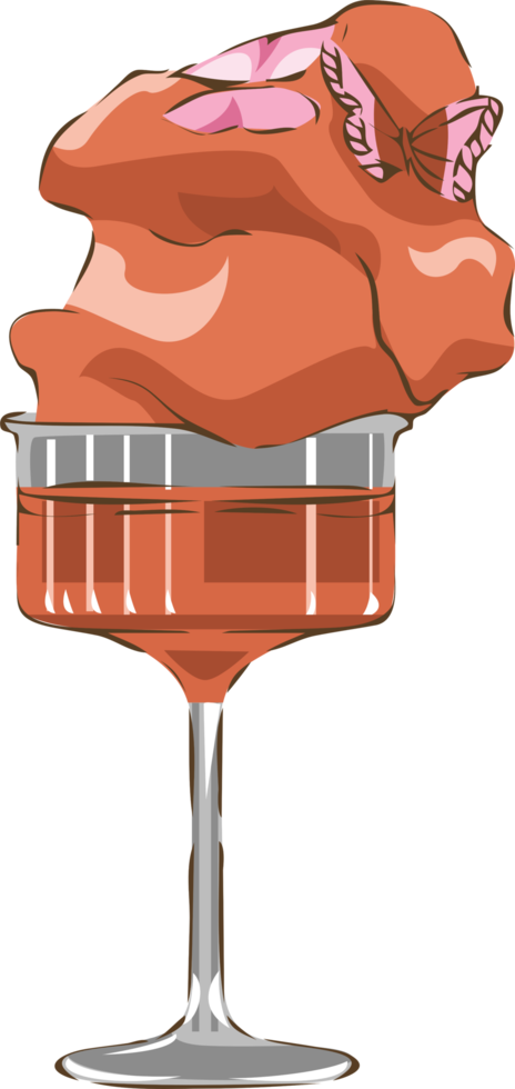 Cocktail png graphic clipart design