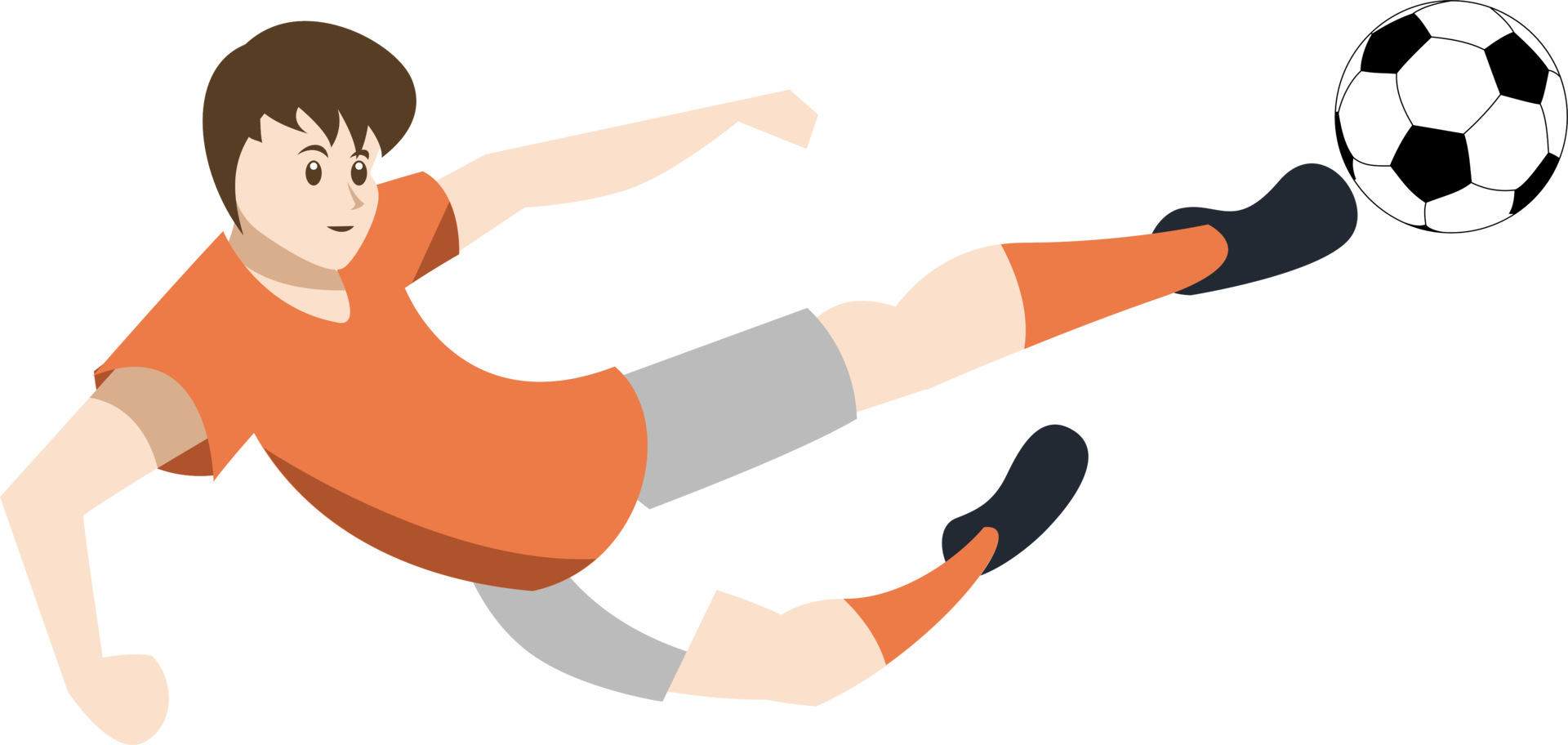 Amerikaans voetbal PNG grafisch clip art ontwerp