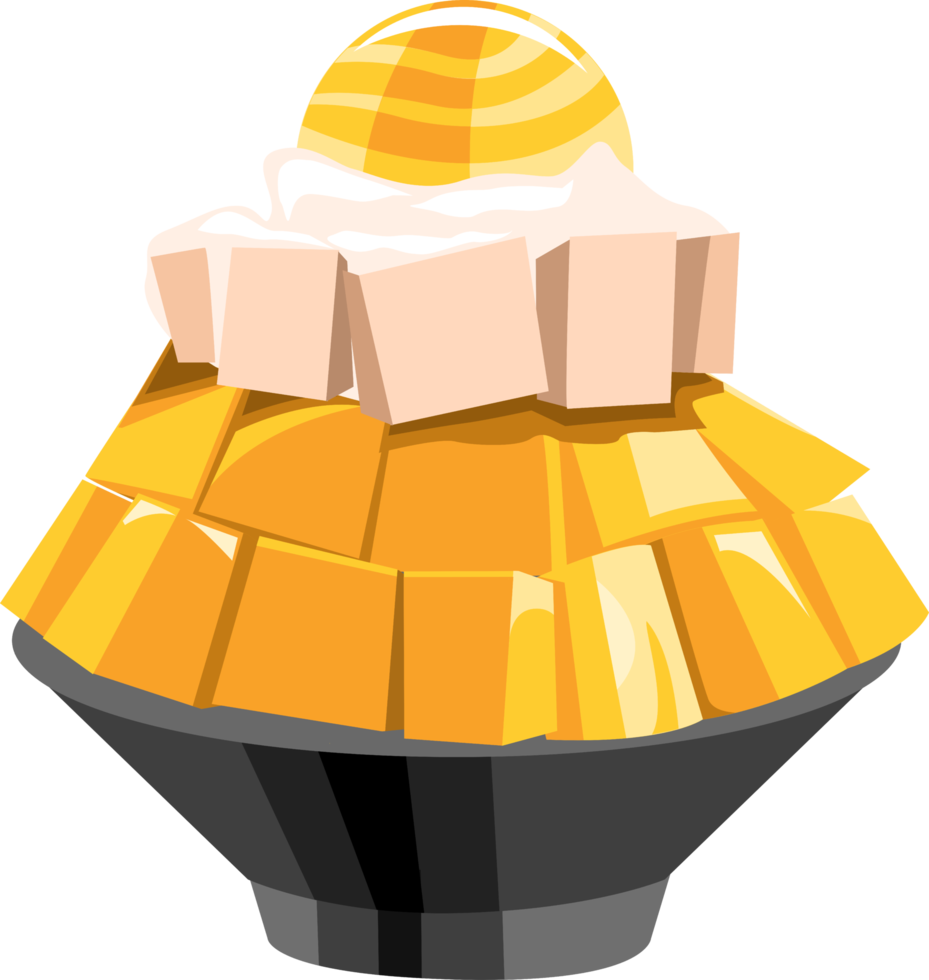 bingsu png graphic clipart design