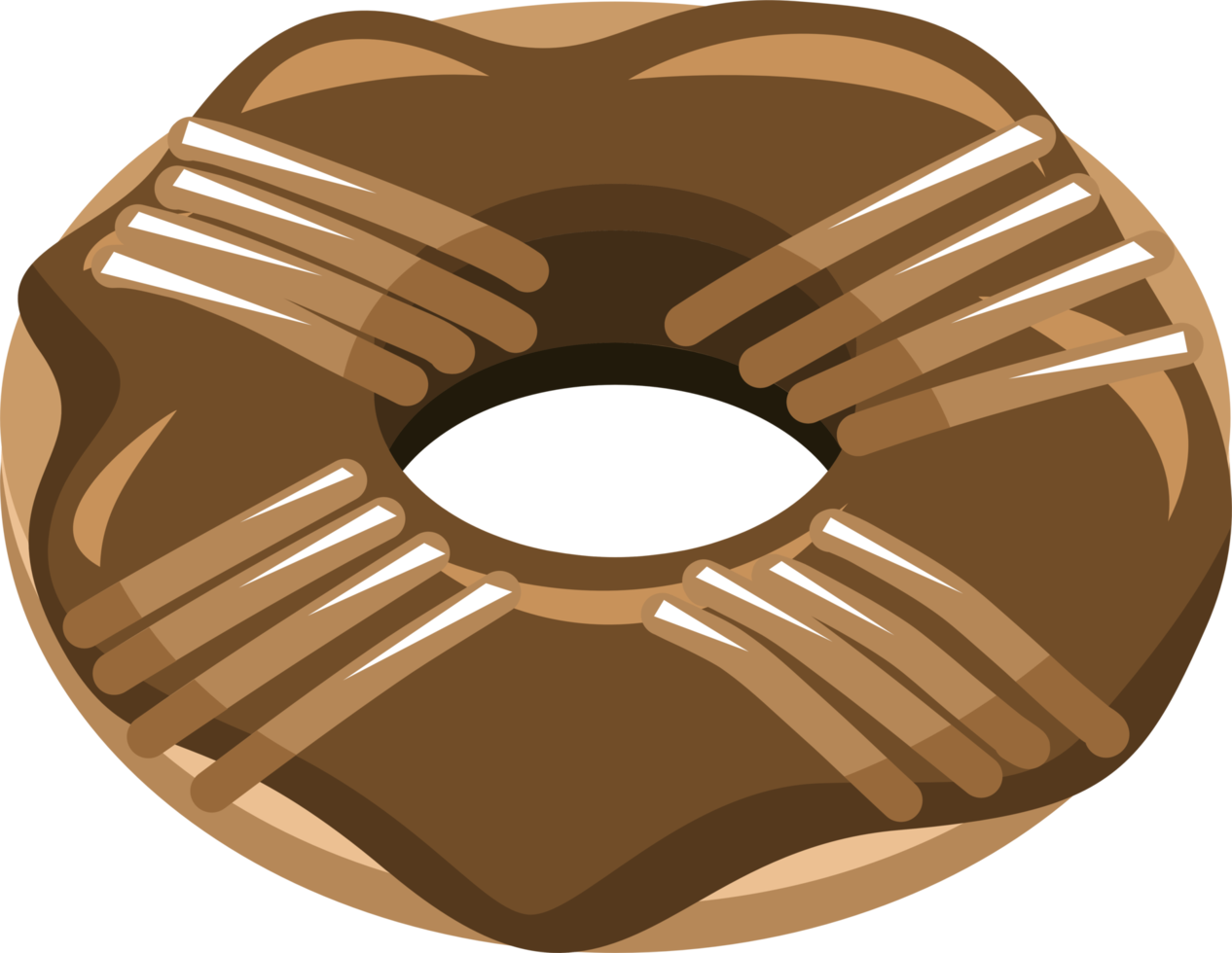 donut PNG grafisch clip art ontwerp