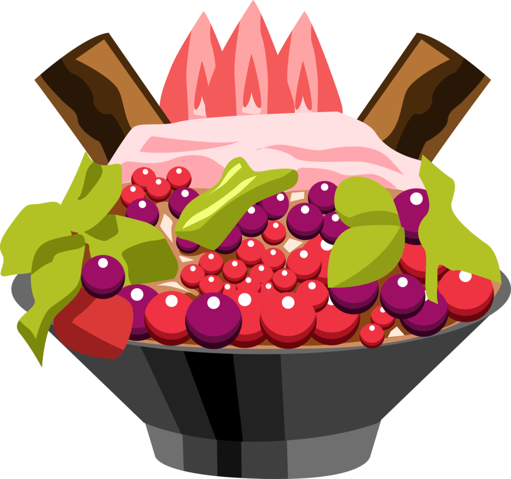 Bingsu png graphic clipart design