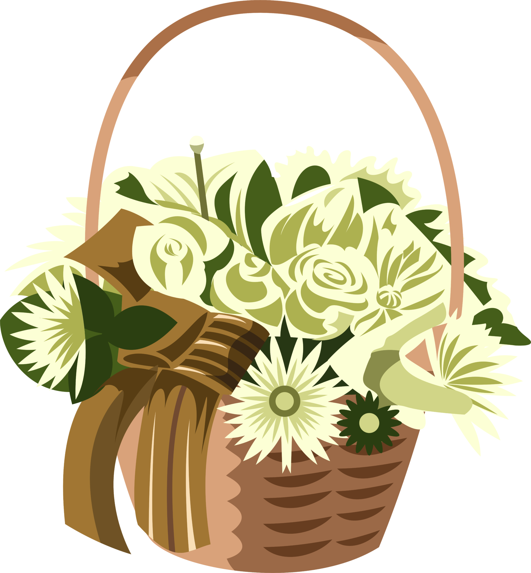 Flower basket png graphic design 20001934 PNG