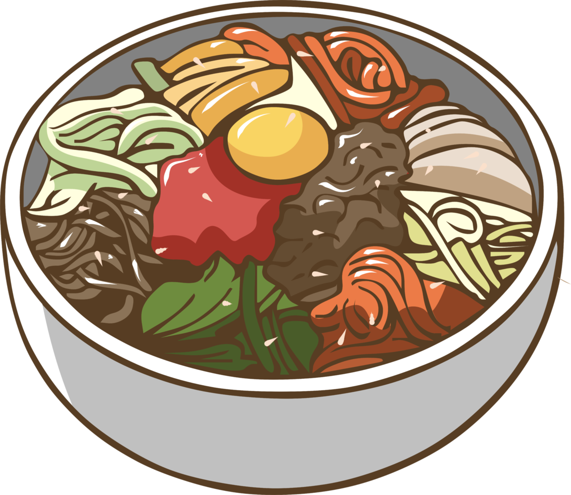 bibimbap png grafisk ClipArt design