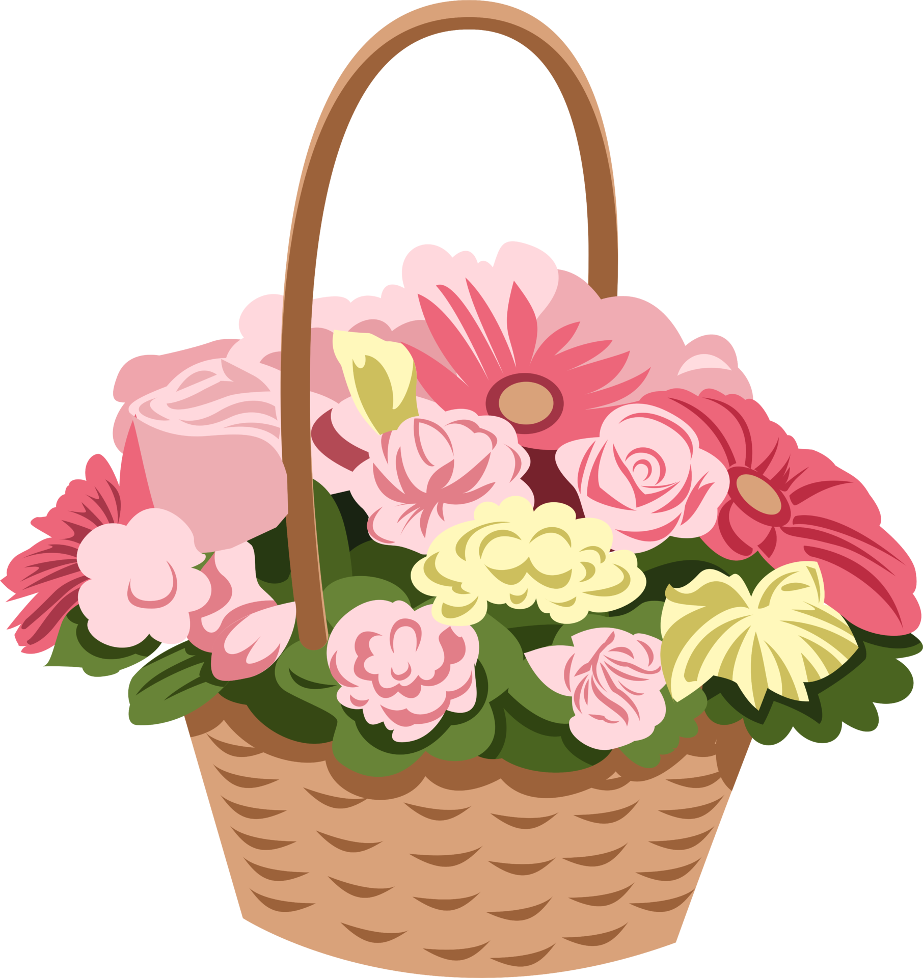 Flower basket png graphic design 20001951 png