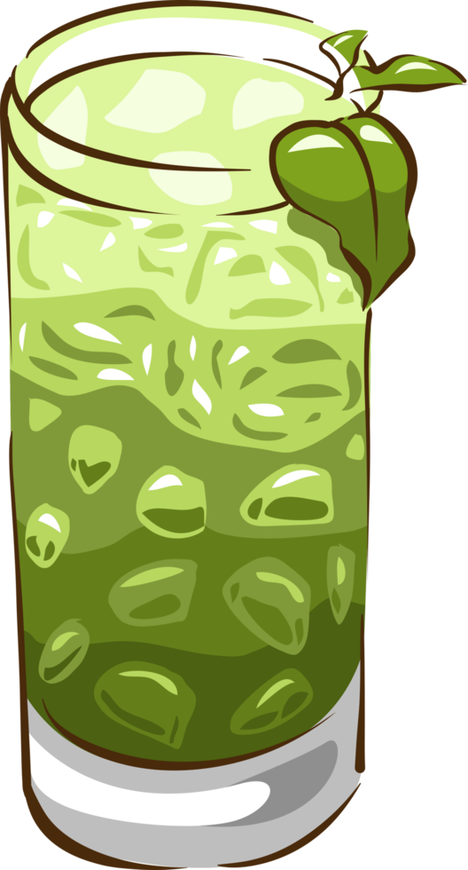 matcha groen thee PNG grafisch clip art ontwerp