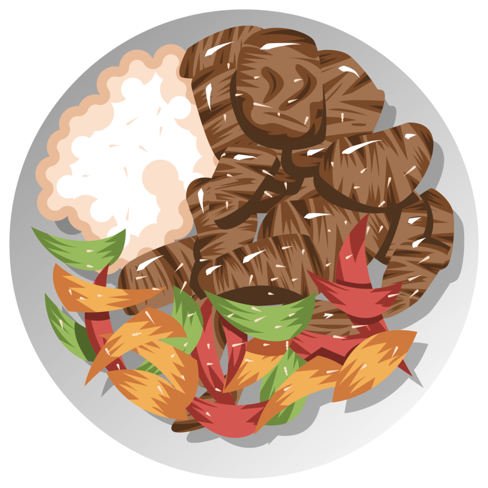 Bulgogi png graphic clipart design