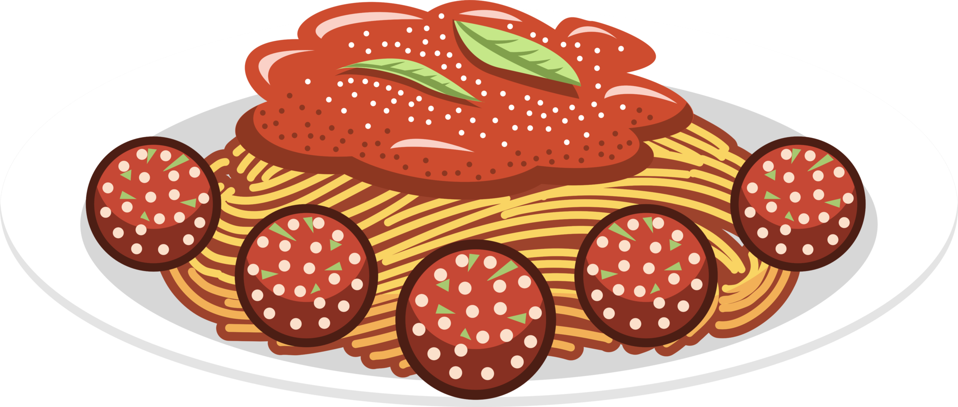 spaghetti PNG grafisch clip art ontwerp