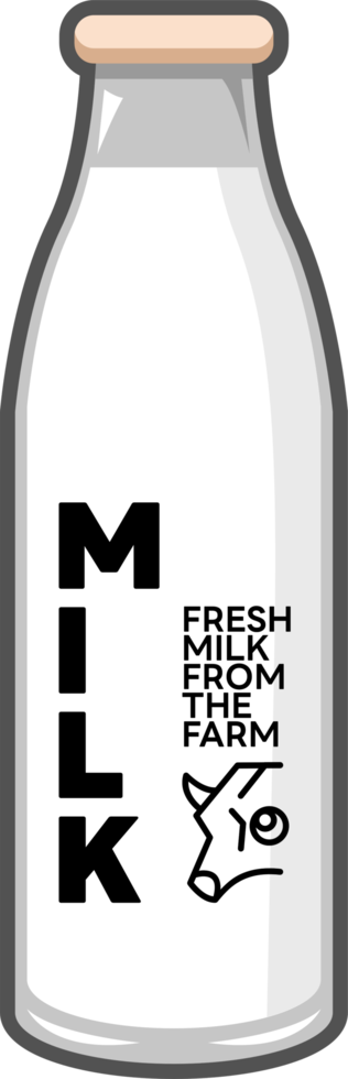 Milk png graphic clipart design