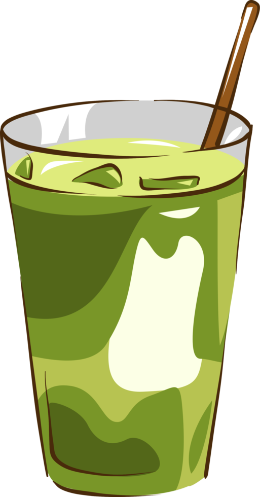 matcha verde té png gráfico clipart diseño