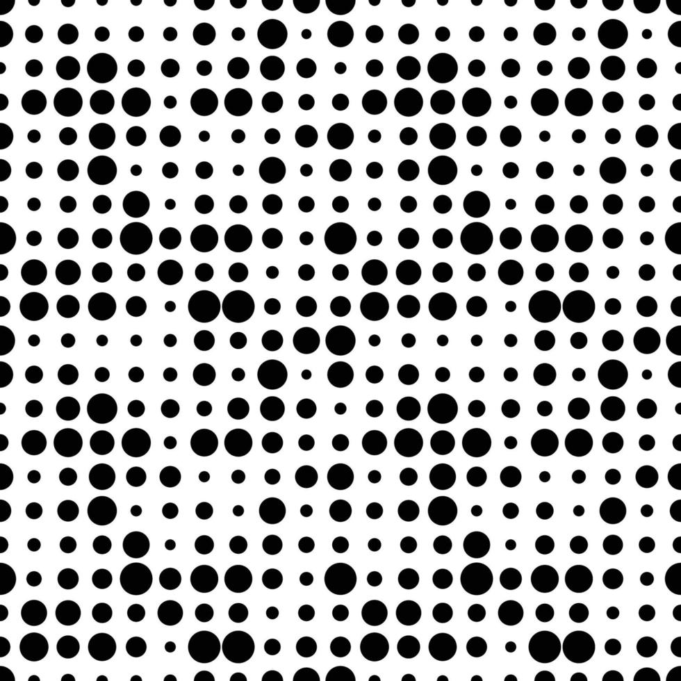 Seamless pattern with grunge halftone dots. Dotted texture. Abstract geometrical pattern of round shape. Screen print. vector