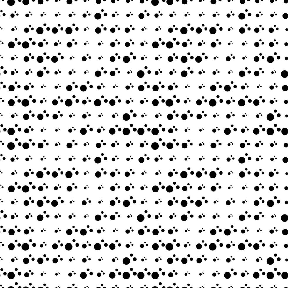 Seamless pattern with grunge halftone dots. Dotted texture. Abstract geometrical pattern of round shape. Screen print. vector