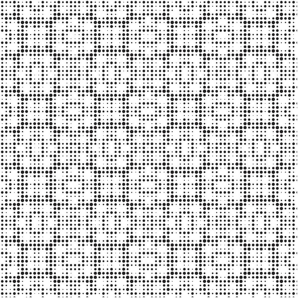 Abstract halftone ornamental geometric background. Pop art style card. Grunge texture. vector