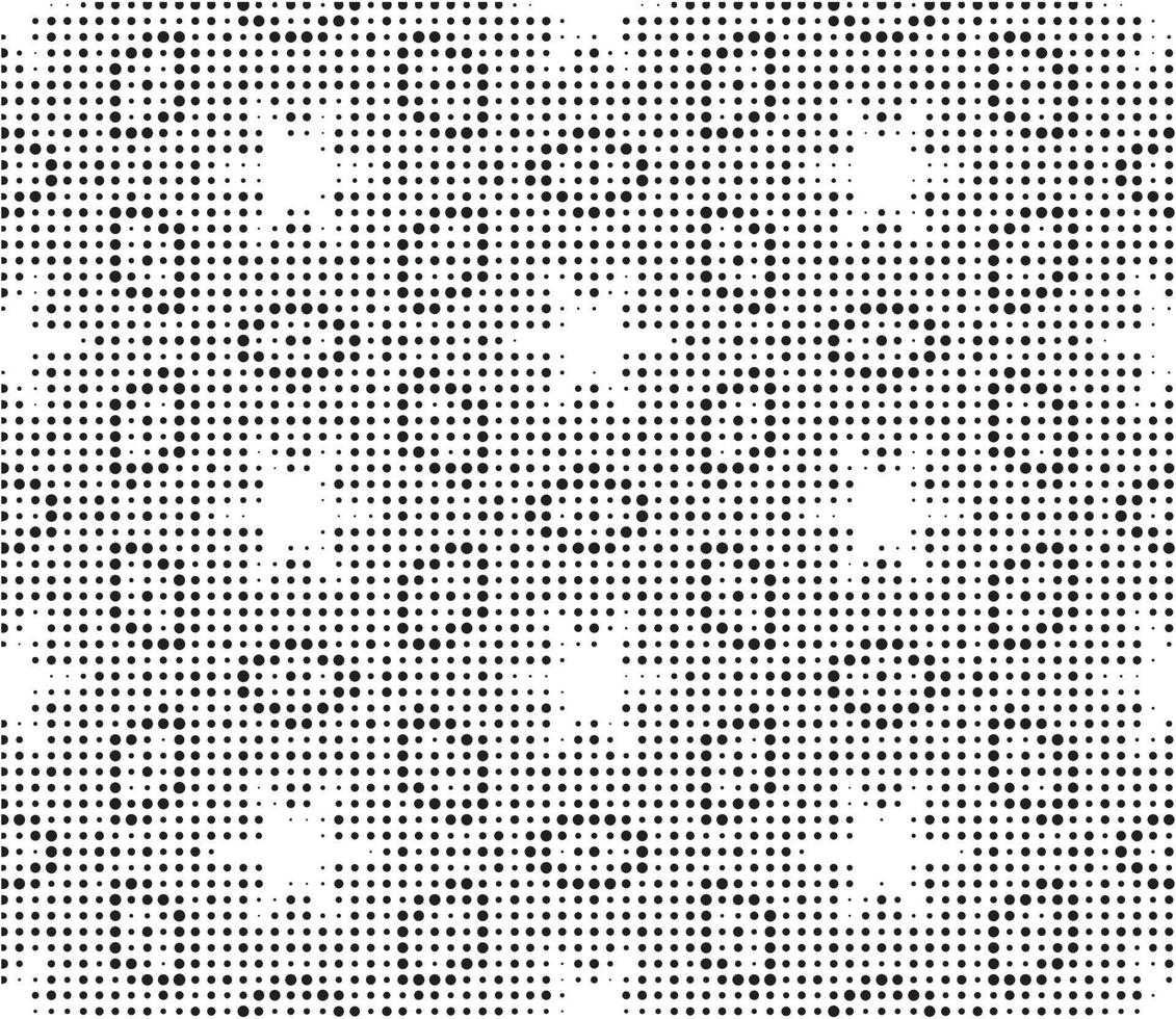 Abstract halftone ornamental geometric background. Pop art style card. Grunge texture. vector