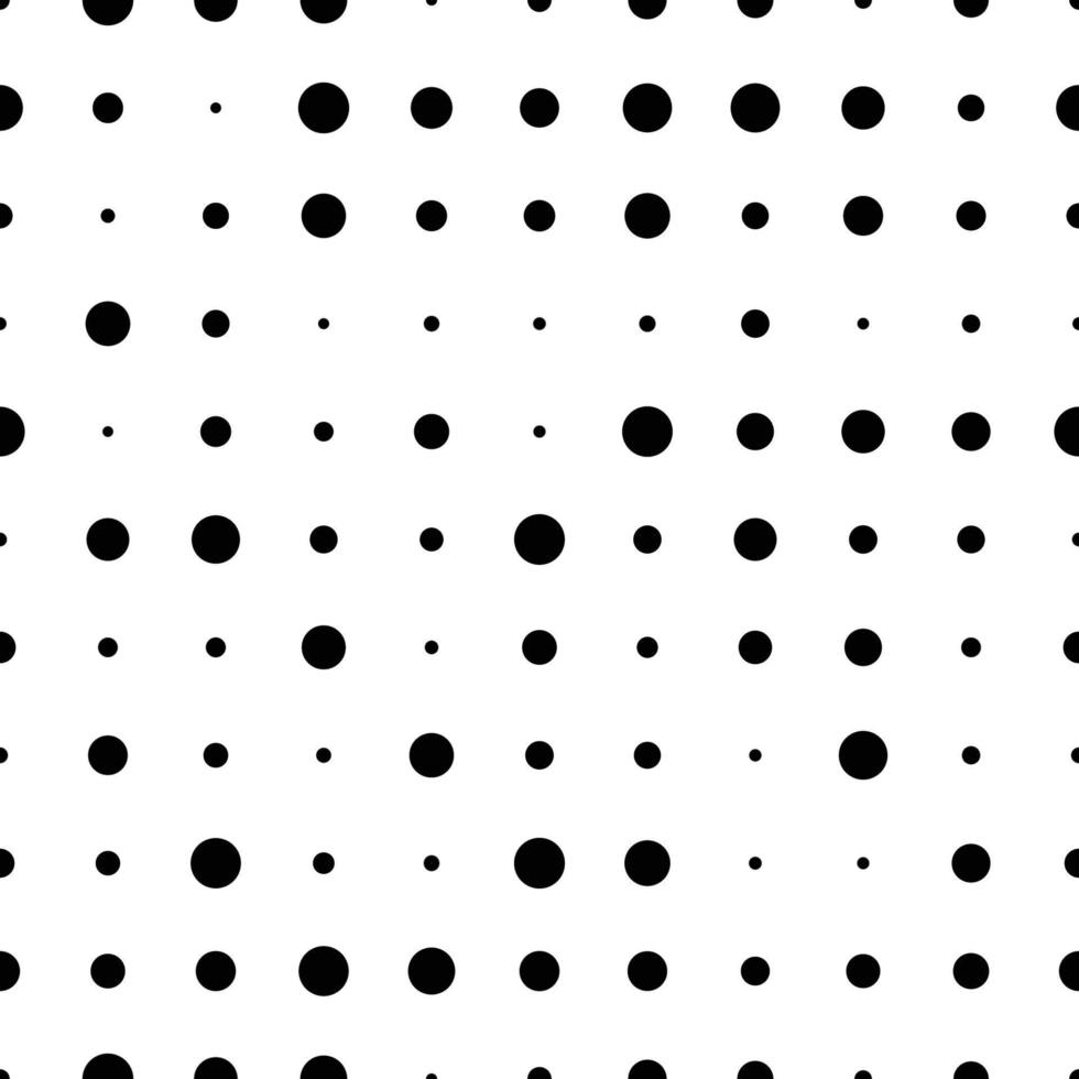 Seamless pattern with grunge halftone dots. Dotted texture. Abstract geometrical pattern of round shape. Screen print. vector