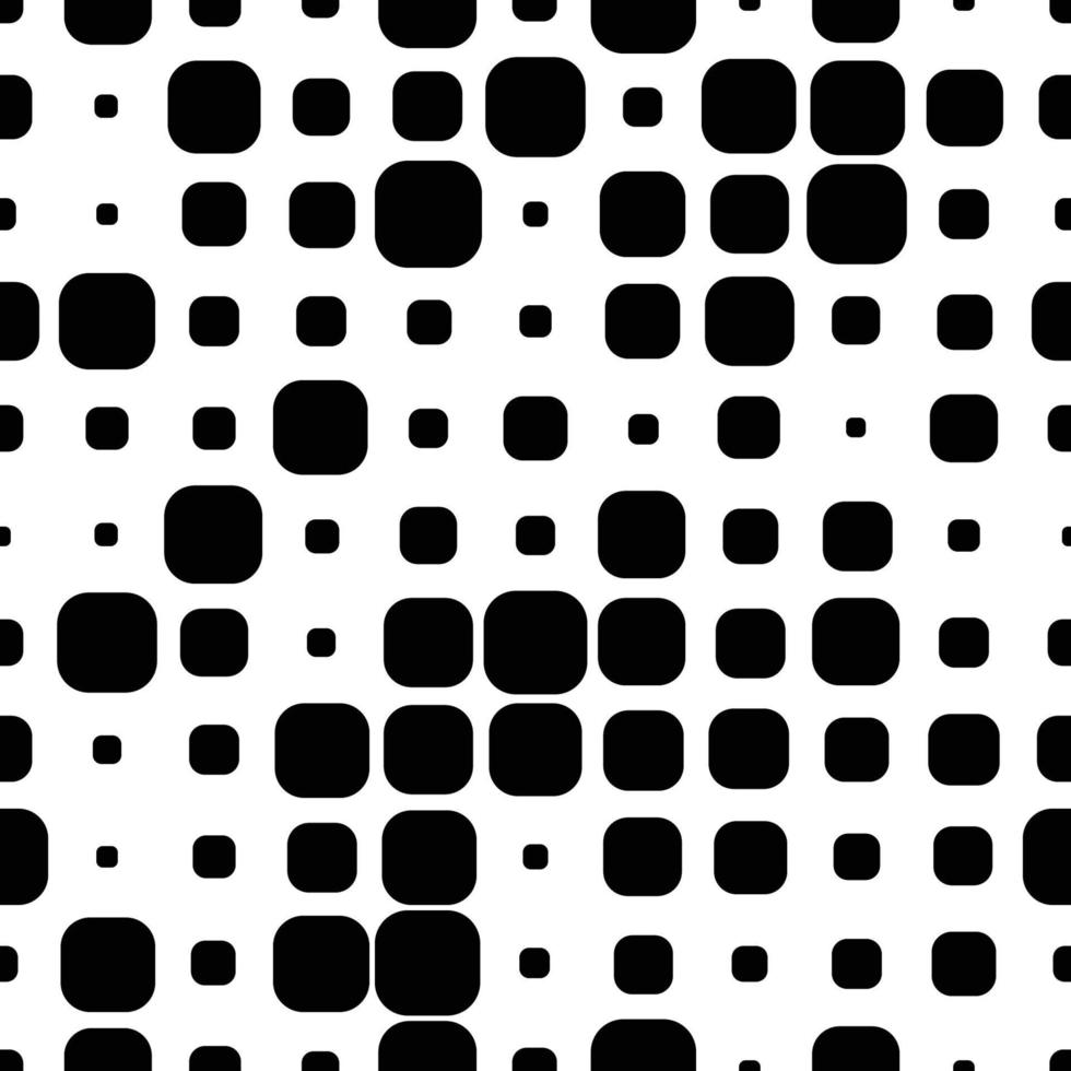 Abstract seamless pattern with grunge halftone square dots. Halftone background. Polka dot infinity. Abstract geometrical pattern of round shape.Screen print. vector