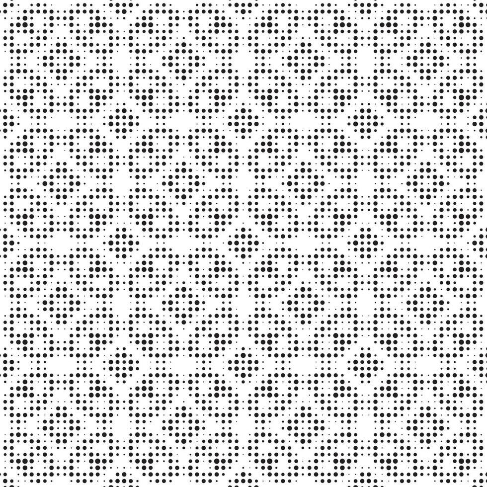 Abstract halftone ornamental geometric background. Pop art style card. Grunge texture. vector